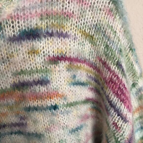 Vylette Multi Rainbow Space Dye Sweater XL - Picture 4 of 7